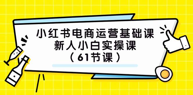 小红书电商运营基础课，新人小白实操课（61节课） - 趣酷猫