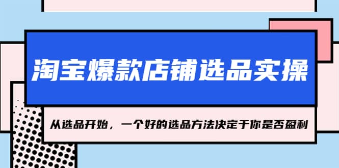 淘宝爆款店铺选品实操，2023从选品开始，一个好的选品方法决定于你是否盈利 - 趣酷猫