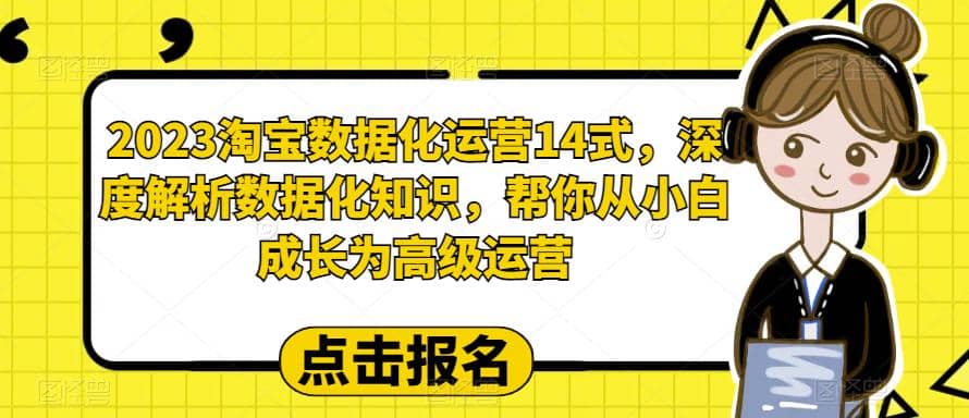 2023淘宝数据化-运营 14式，深度解析数据化知识，帮你从小白成长为高级运营 - 趣酷猫