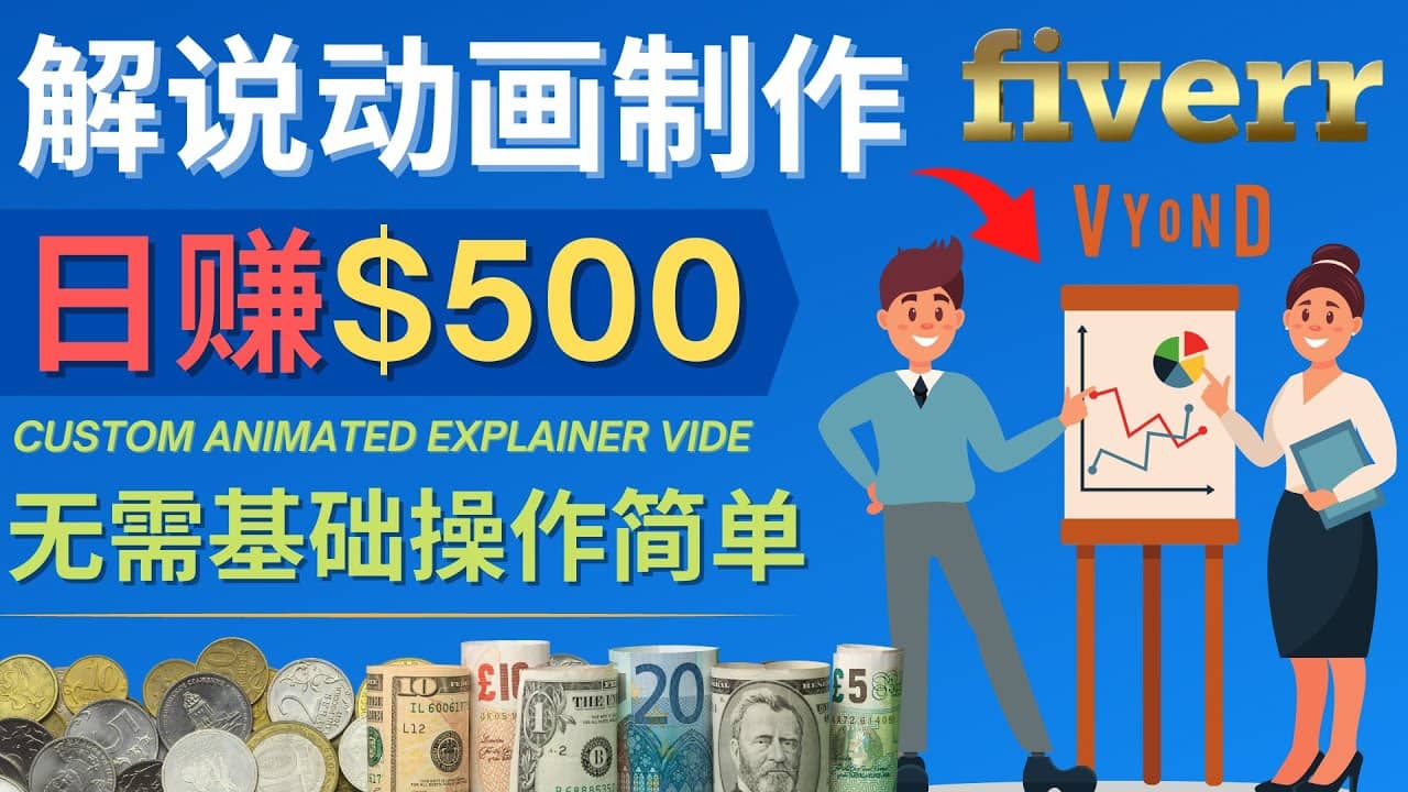 制作解说类动画视频（Animated Explainer）日赚500美元以上 – 0基础可操作 - 趣酷猫