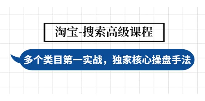 淘宝-搜索高级课程：多个类目第一实战，独家核心操盘手法 - 趣酷猫