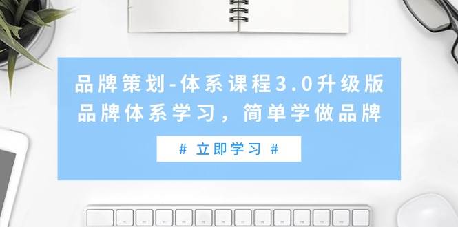 品牌策划-体系课程3.0升级版，品牌体系学习，简单学做品牌（高清无水印） - 趣酷猫