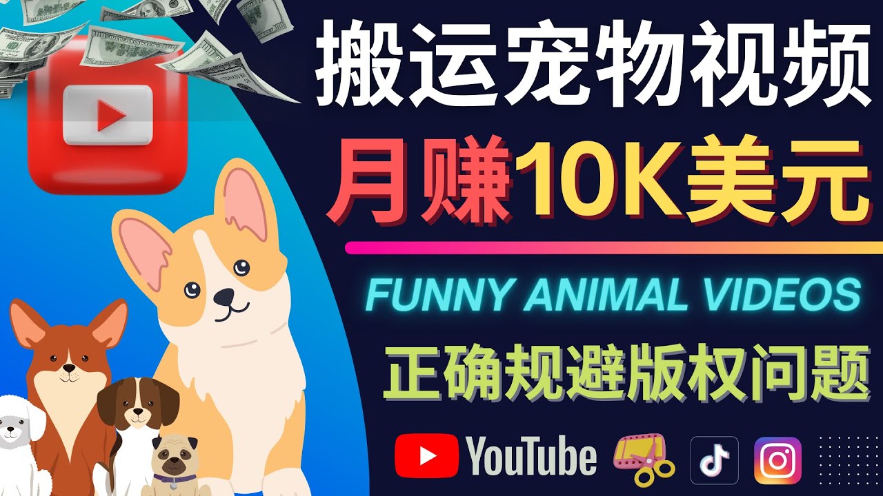 搬运TIKTOK视频到YouTube，并进行二次创作，月赚1万美元以上 - 趣酷猫