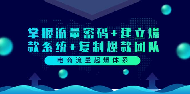 电商流量起爆体系：掌握流量密码+建立爆款系统+复制爆款团队（价值599） - 趣酷猫