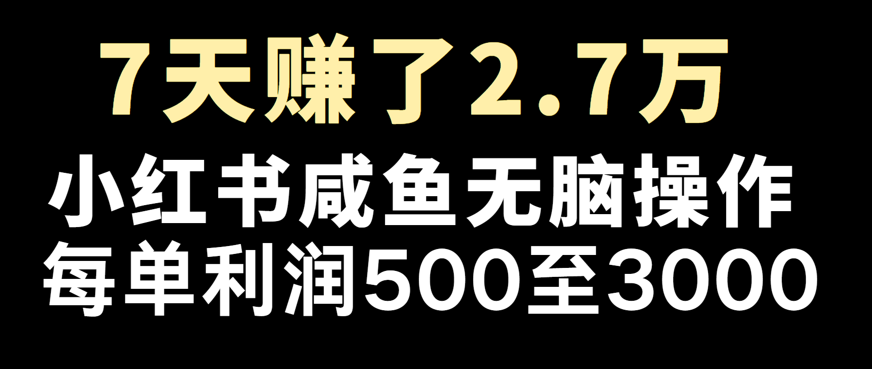 冷门暴利，超级简单的项目0成本玩法，每单在500至4000的利润-百盟网