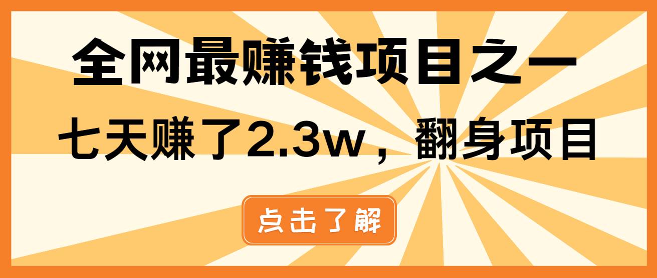 小白必学项目，纯手机简单操作收益非常高!年前翻身！-百盟网